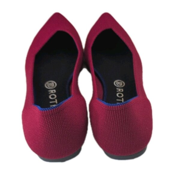 Rothy's The Point Red & Blue Flats Ballet Flats Women’s US Size 10.5 - Picture 3 of 5